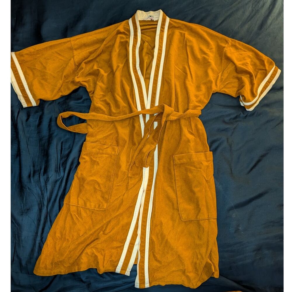 Vintage 70's Beinninsons Kimono Velour Robe One Size